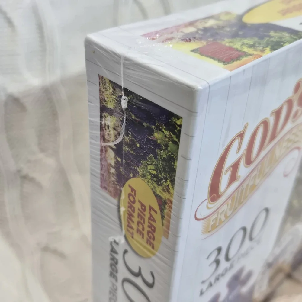 SEALED NEW Gods Fruitfulness‎ JIGSAW PUZZLE 300 LARGE Pc. Bonus Poster 18